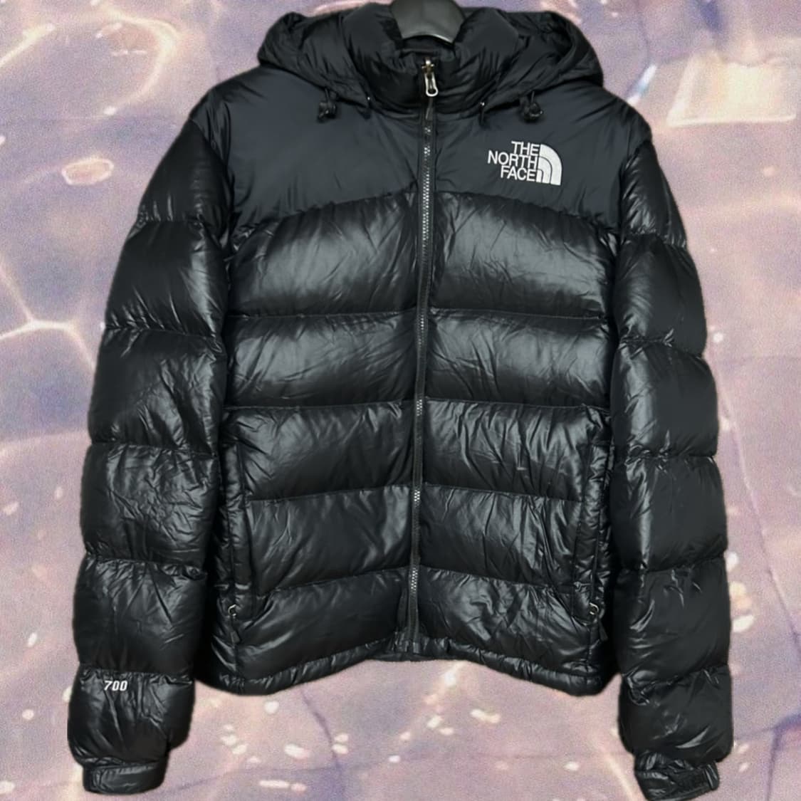 노스페이스 눕시 패딩 700 블랙 90 상품이미지4