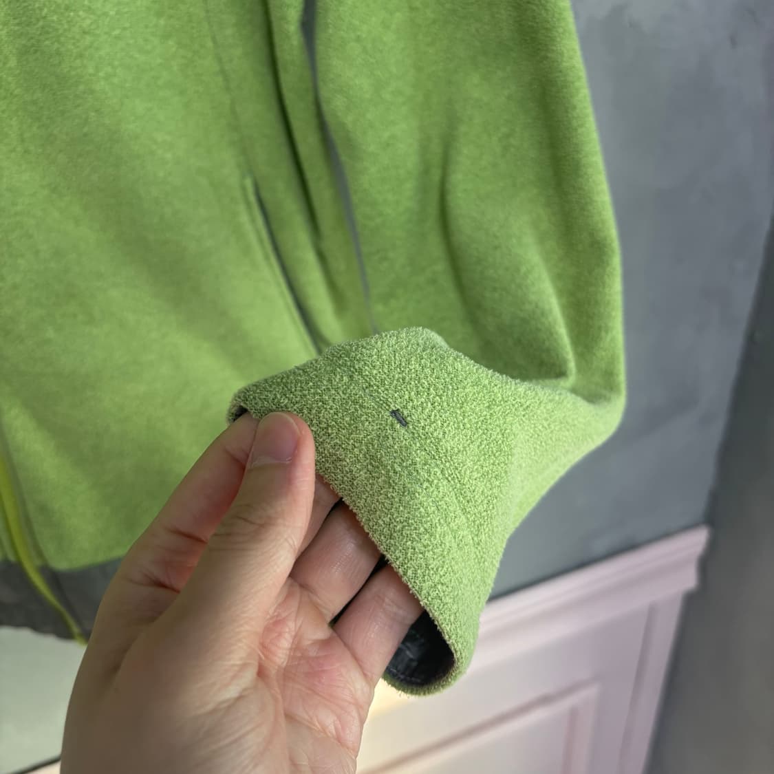 노스페이스 플리스 연두 상품이미지4