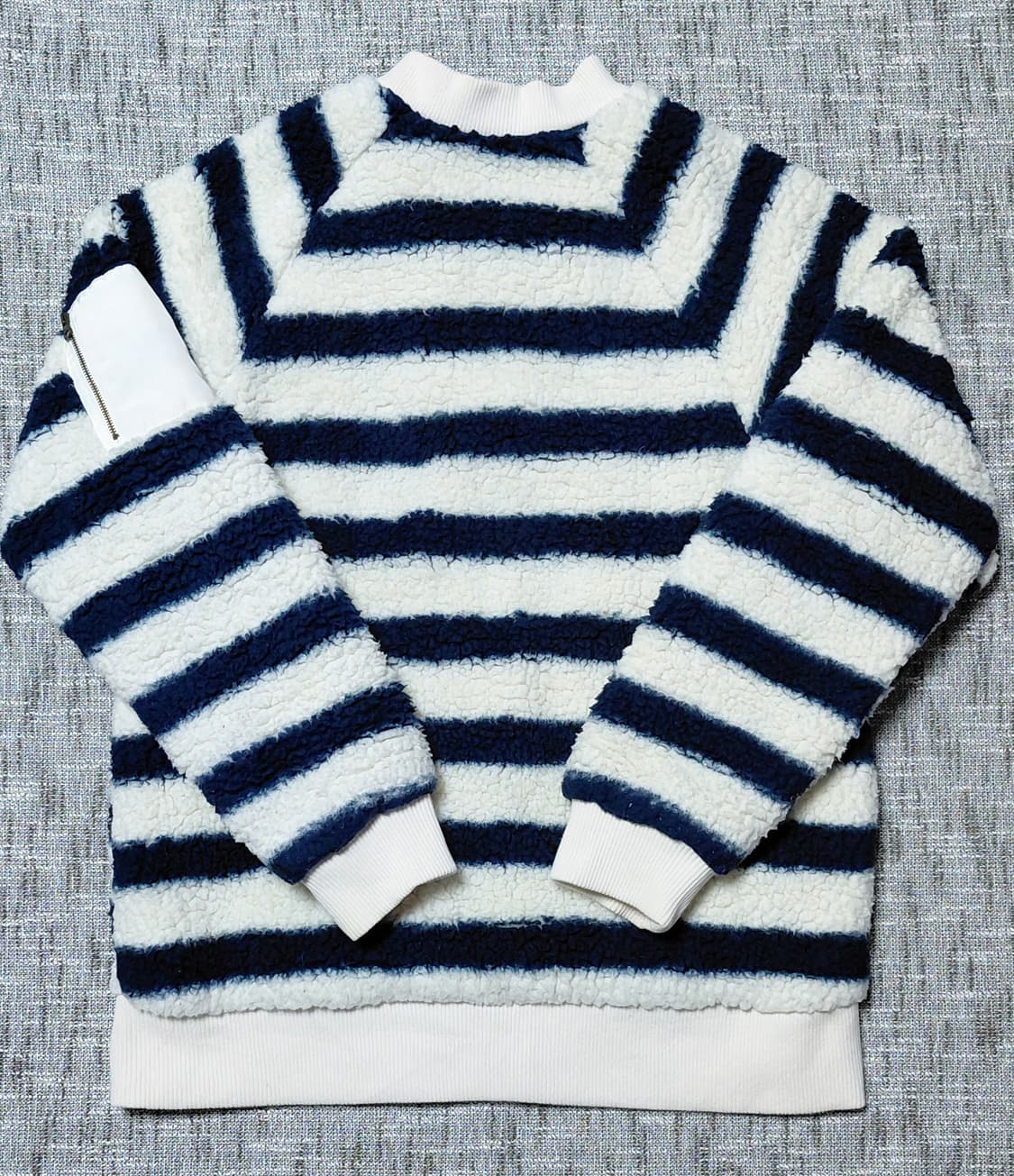 일본 ROXY 스트라이프 플리스 L 상품이미지6