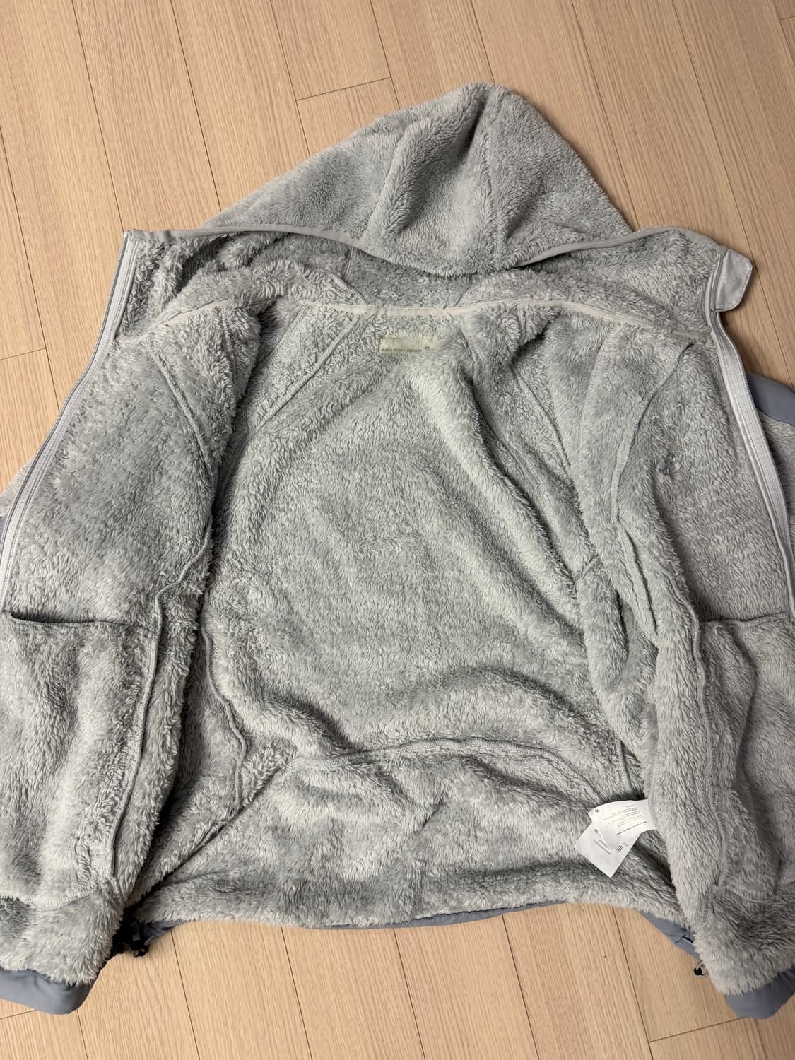 산산기어 플리스 후디드 자켓 라이트 그레이23FW( 2 ) 상품이미지7