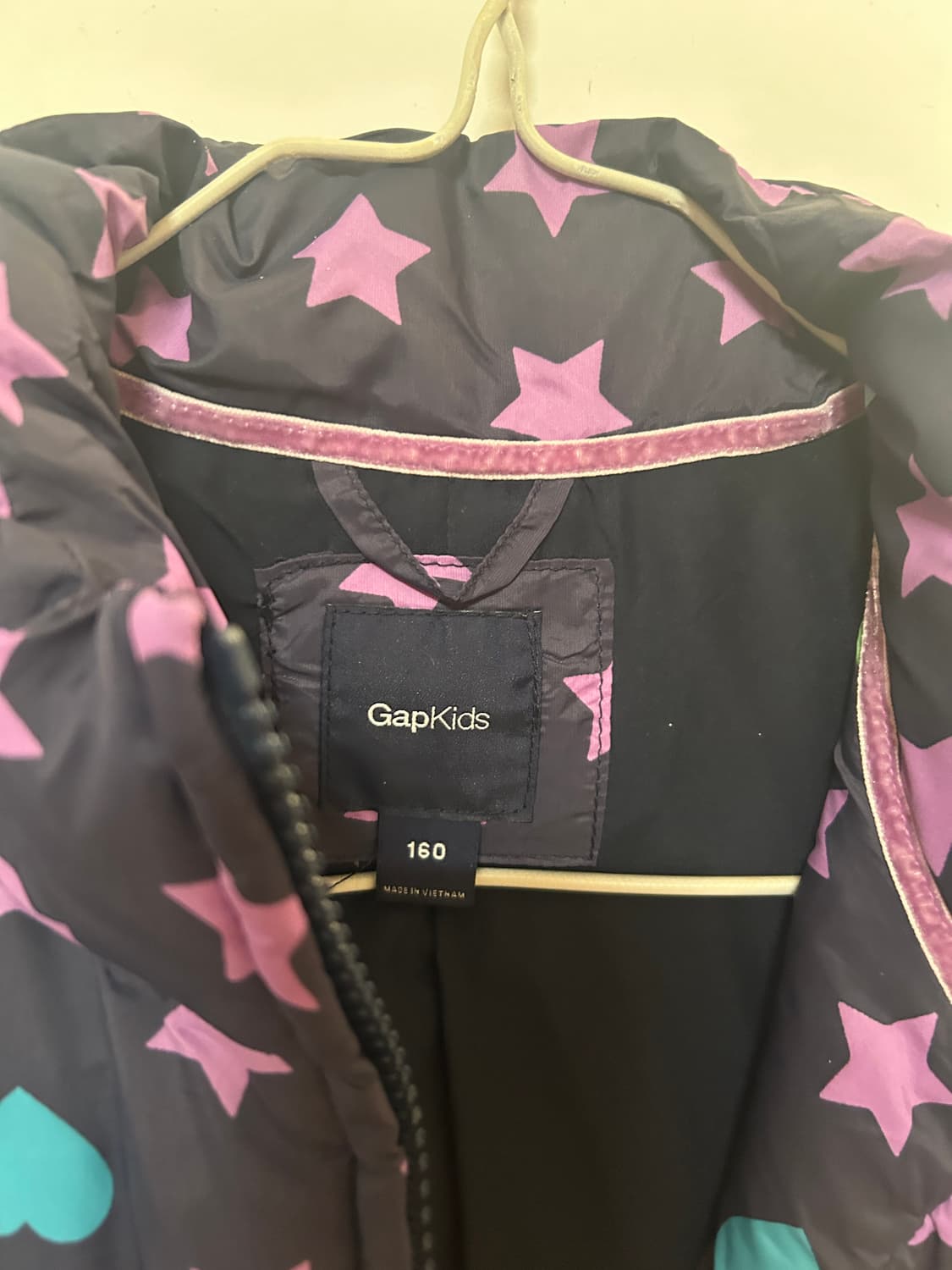 하트 별 패딩조끼 상품이미지5