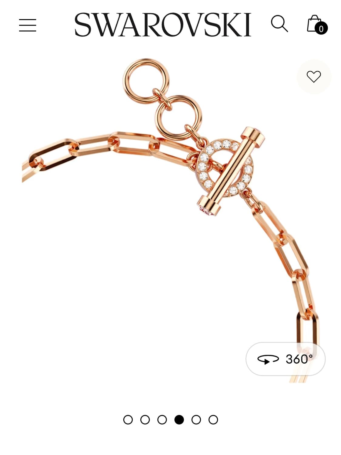 새제품)스와로브스키 테디 베어 팔찌 정품 상품이미지2