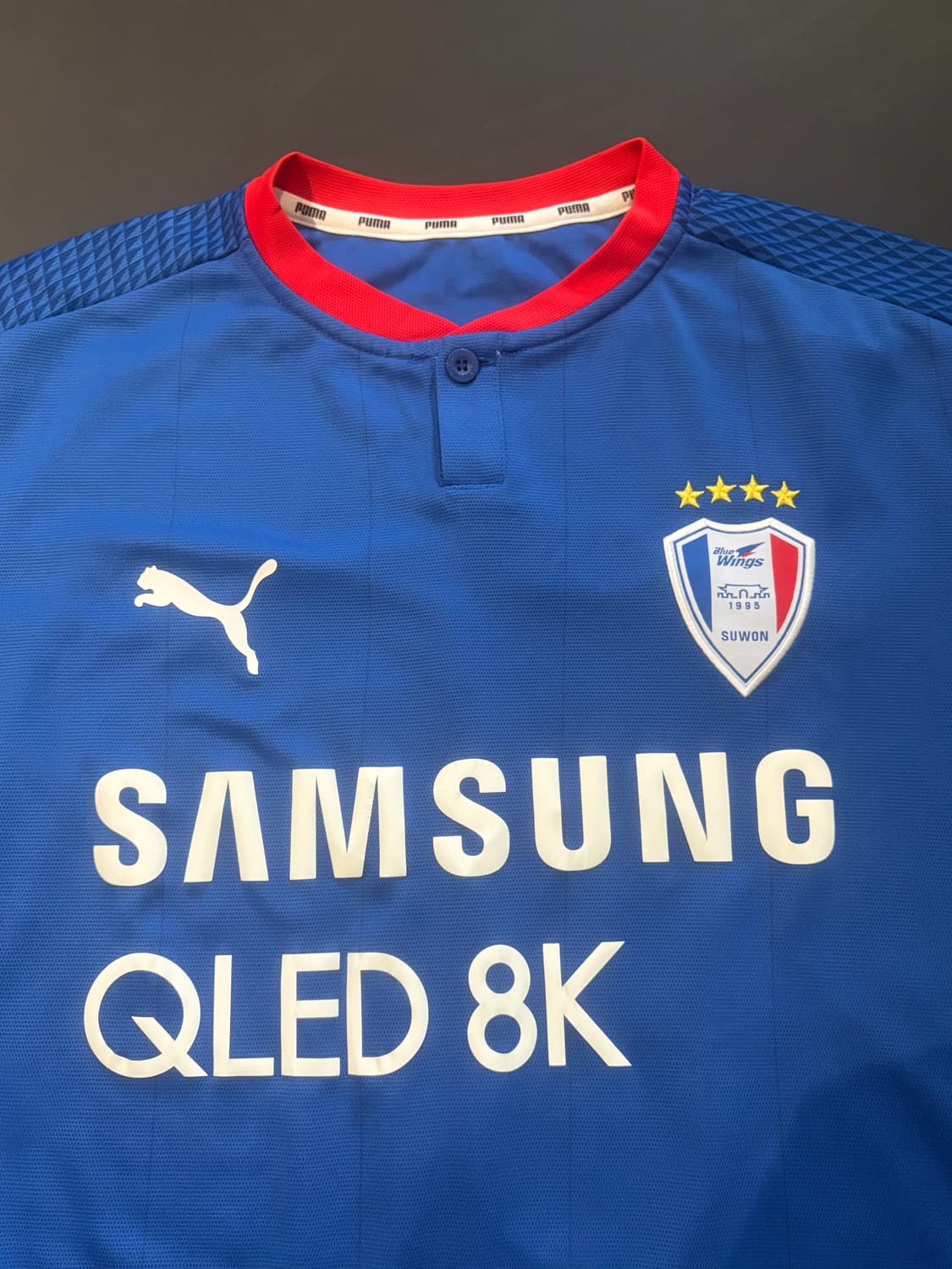 푸마 수원삼성 유스 홈유니폼 M 상품이미지3