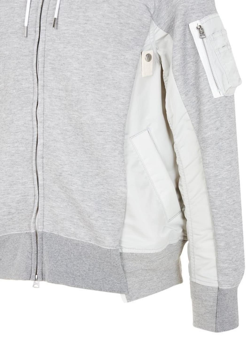 사카이 나일론 믹스 후드 집업 3사이즈 상품이미지2