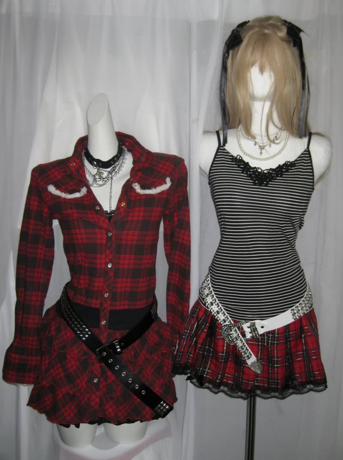 Tartan check winter dress 상품이미지2