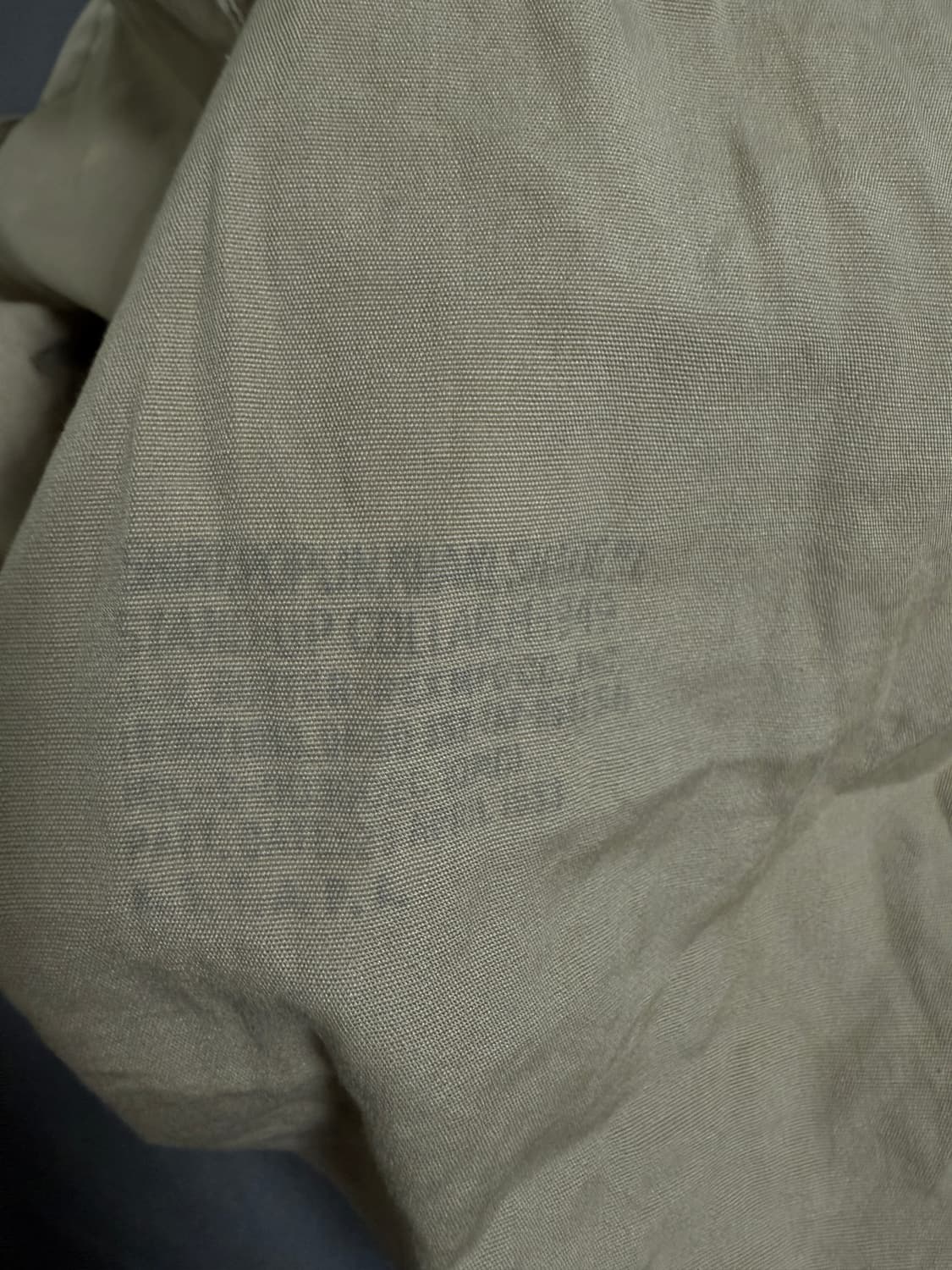 1949년 밀리터리 베이지 셔츠  상품이미지4