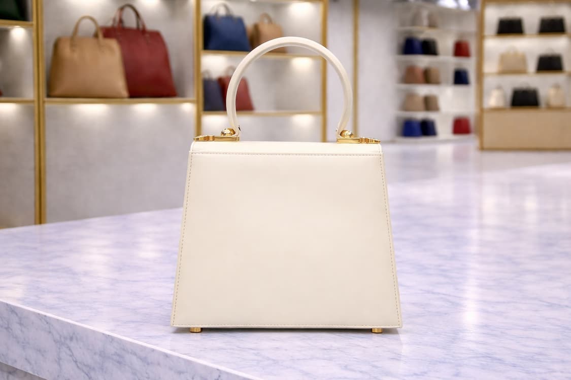 [A급] 페라가모 아이코닉 탑핸들 카프 가죽 스몰 아이보리 판매합니다!! 상품이미지2