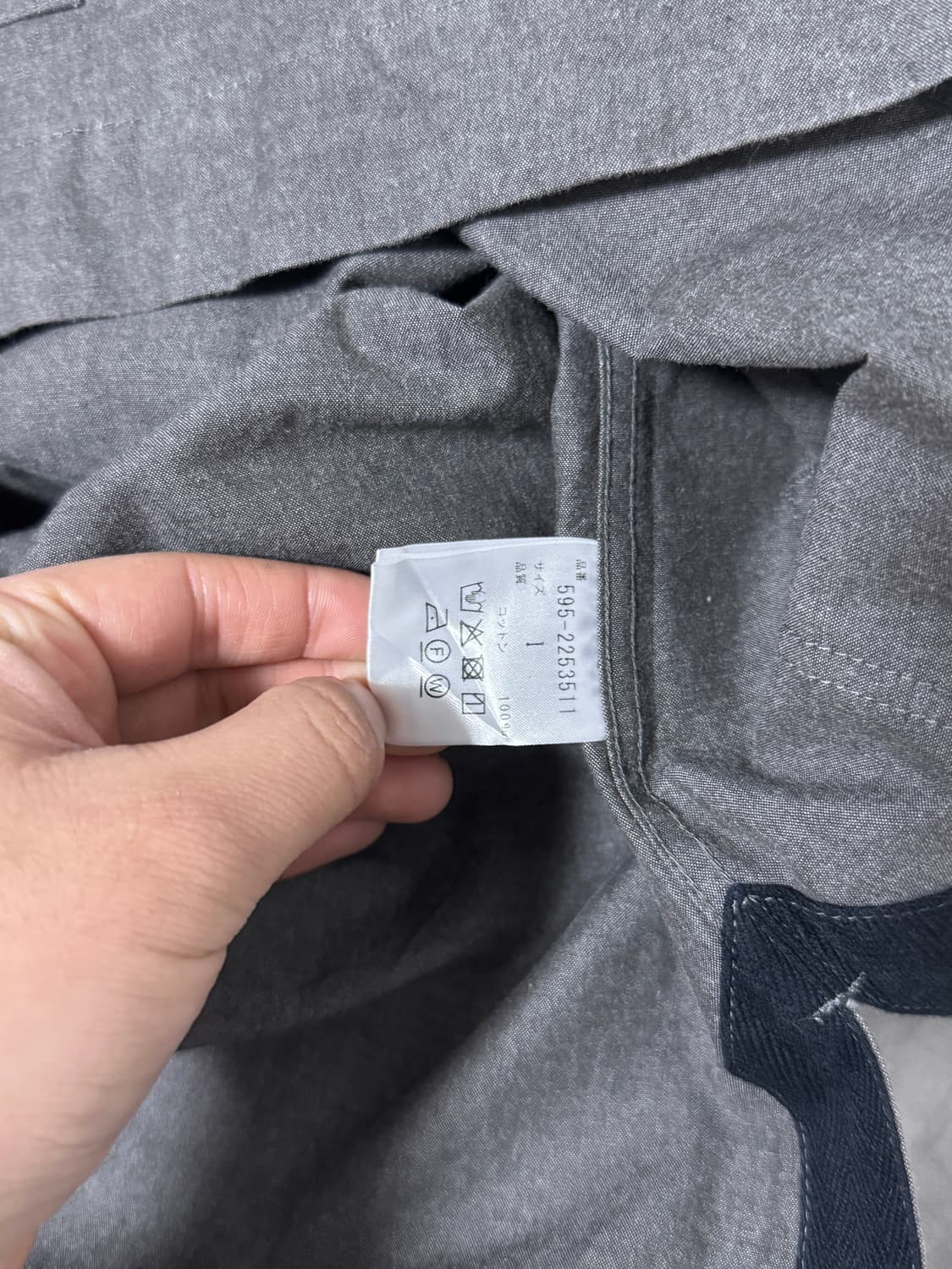 마가렛호웰 mhl 멜란지 코튼 샴브레이 셔츠 상품이미지8