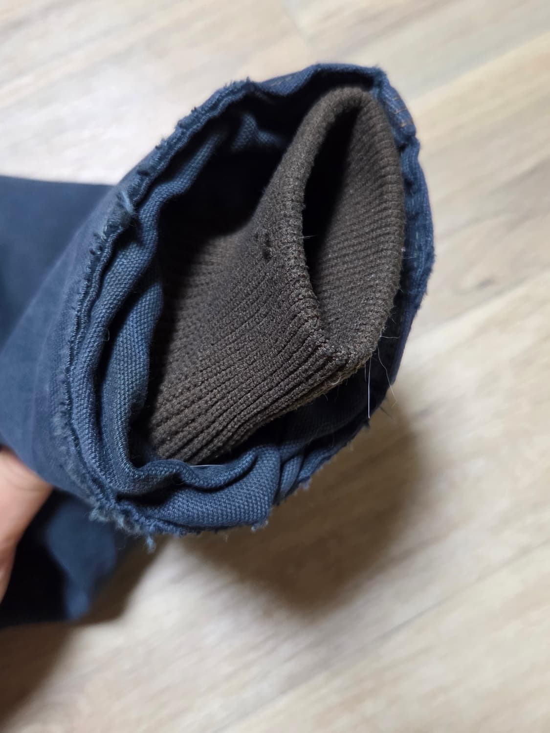 빈티지 칼하트 J02 네이비 숏기장 디트로이트 자켓 상품이미지4