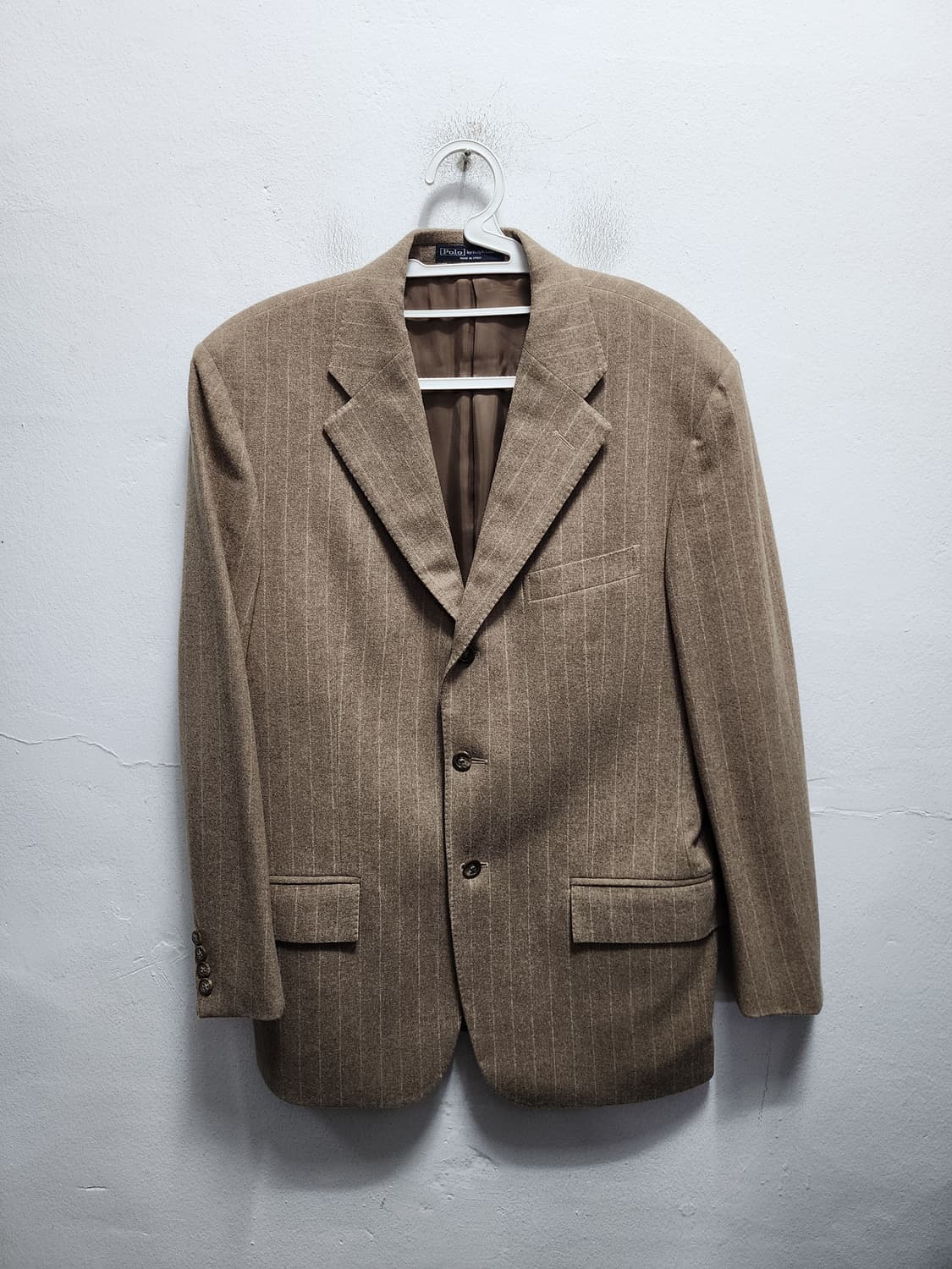 폴로 이태리 버진울 스트라이프 블레이저 상품이미지1