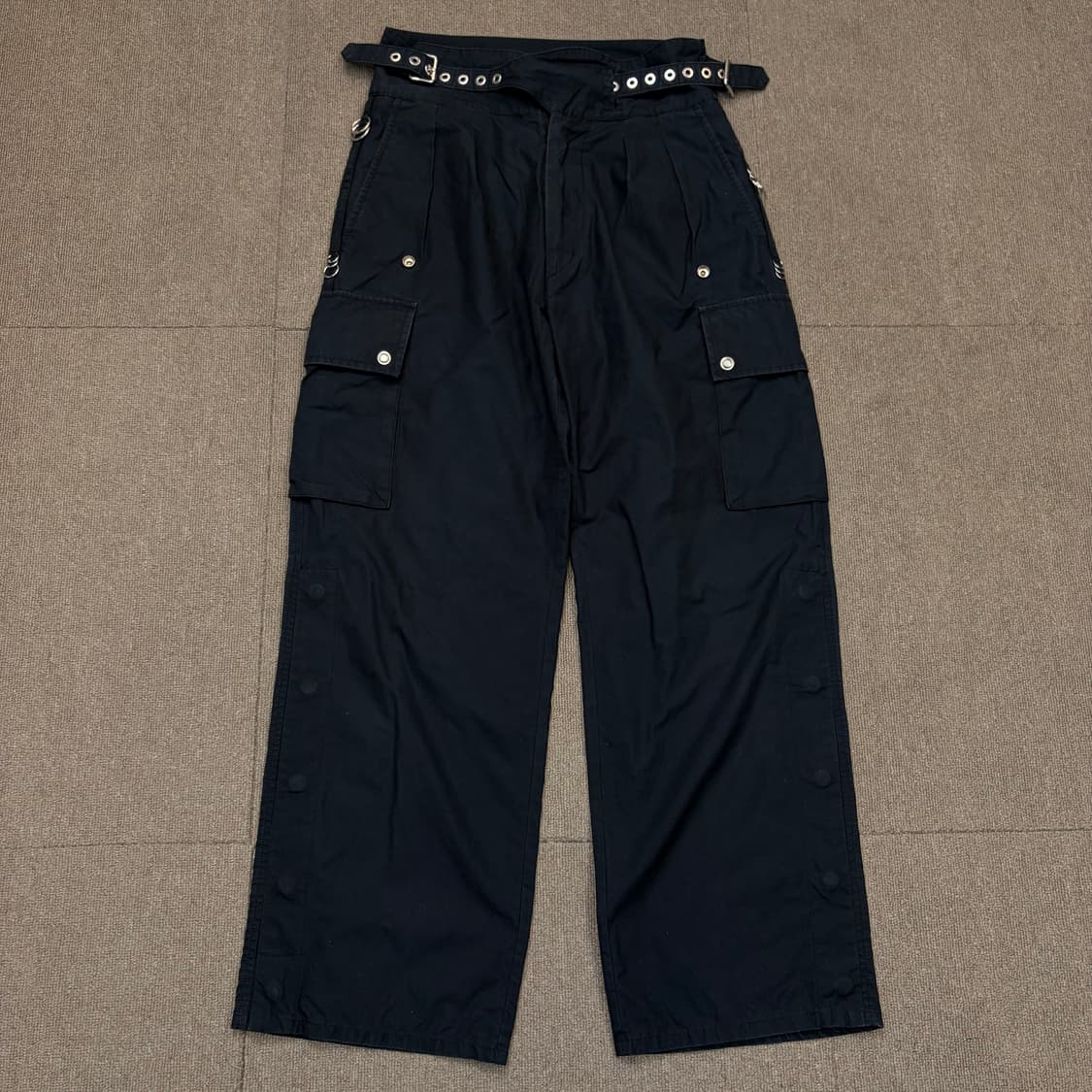 diesel 디젤 우먼스 와이드 구르카 링디테일 팬츠  상품이미지1