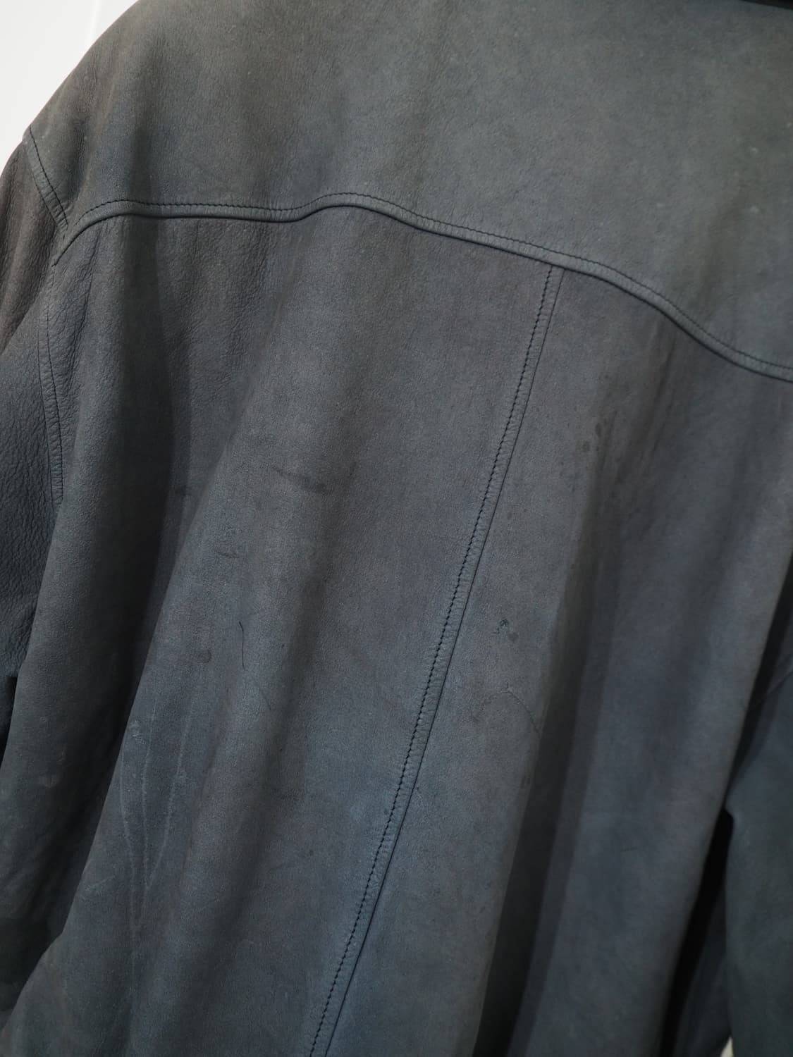 vintage faded leather jacket  상품이미지9