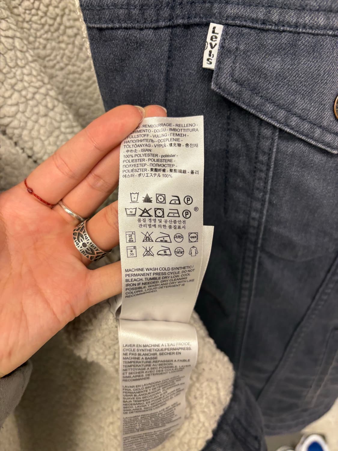 Levi’s sheep denim jacket 상품이미지8