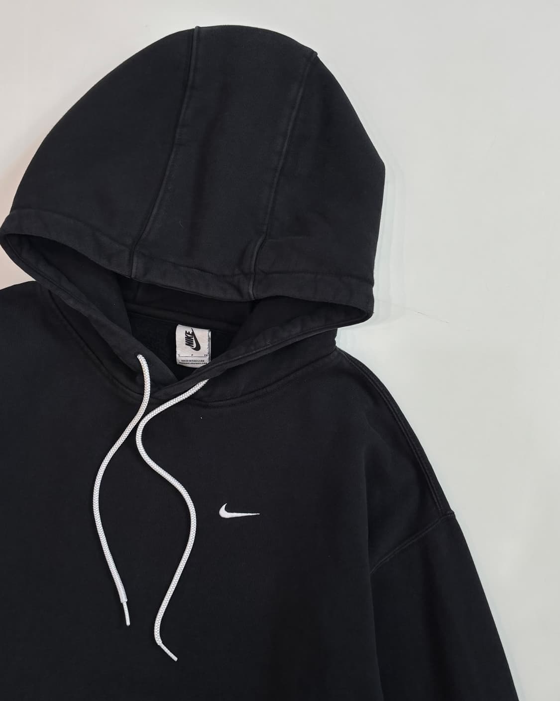 NIKE 나이키 NRG 스우시 로고 블랙 후드티 상품이미지5