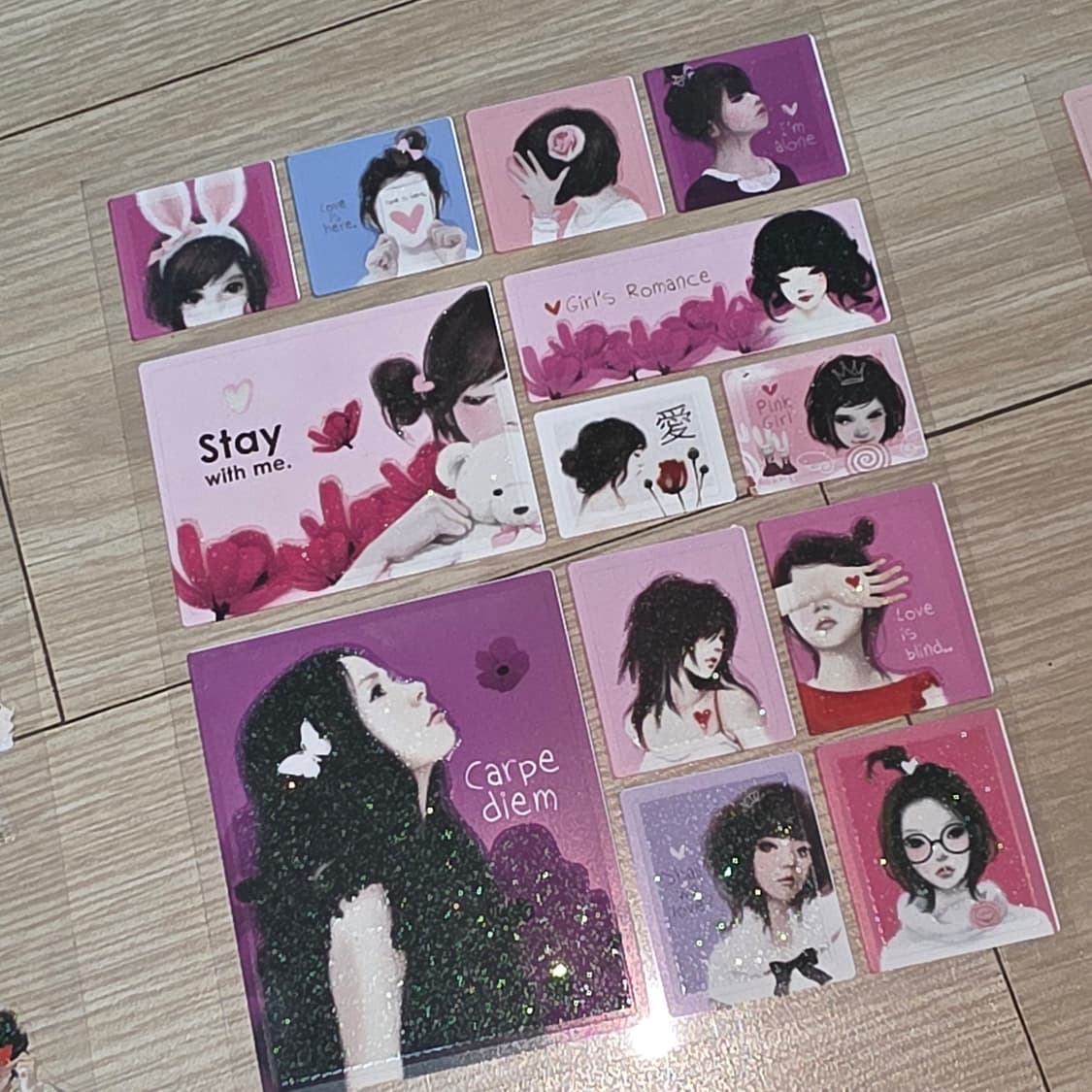 [고전문구 빈티지] 제니의 초상 스티커 세트 상품이미지3