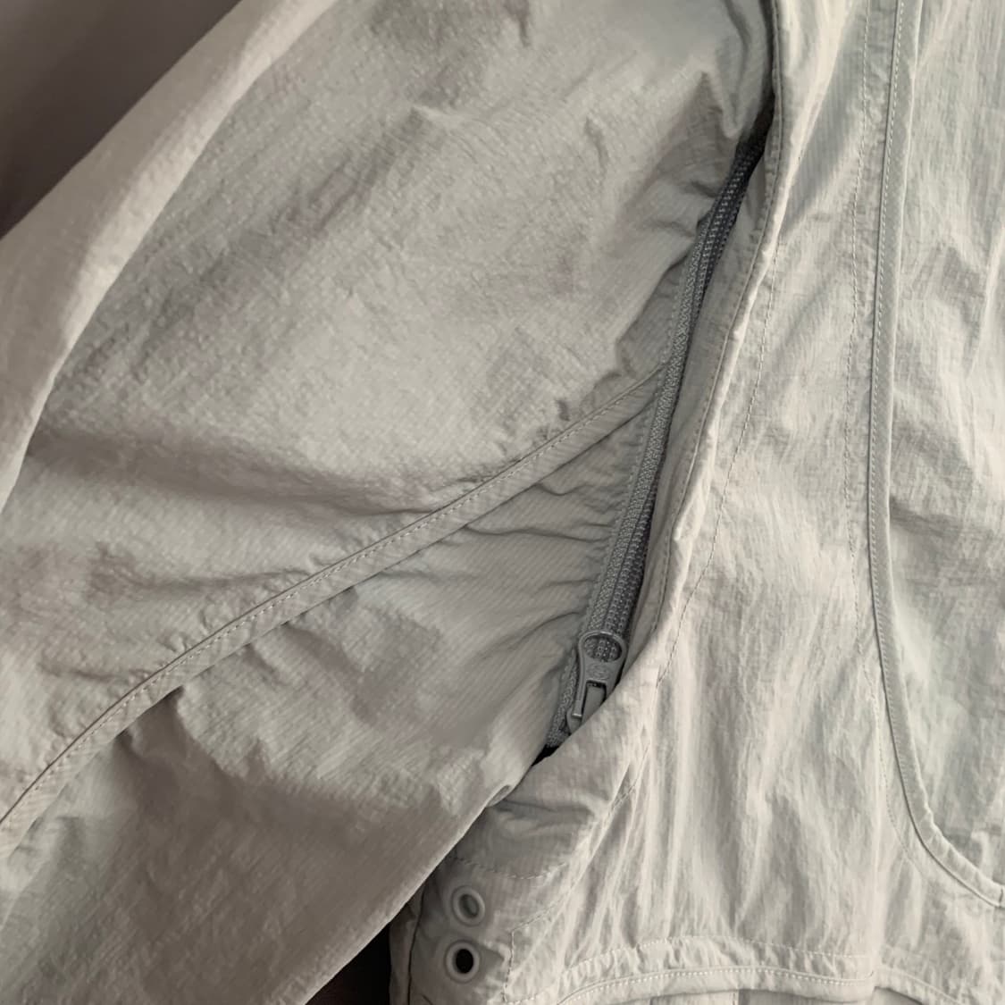 1 산산기어 투웨이 웨이브 바람막이 자켓 블루 그레이 24SS 상품이미지7