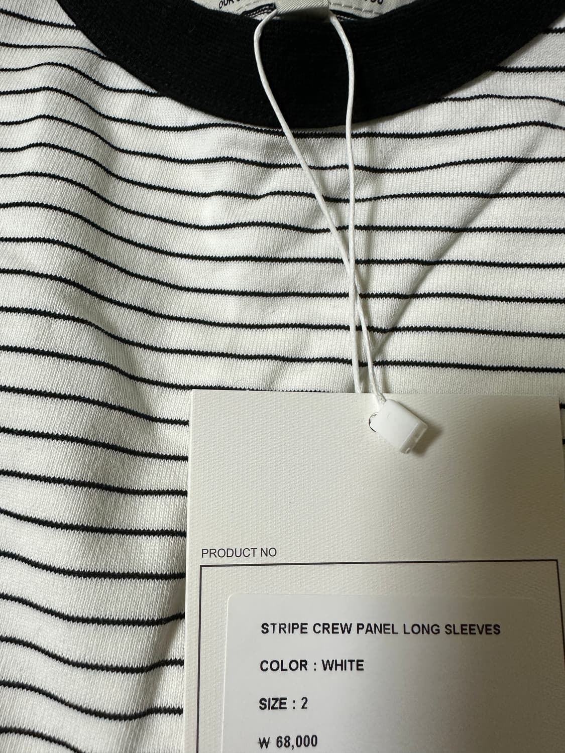 새상품) 인더로우 롱 슬리브 2 사이즈 팝니다. 상품이미지1