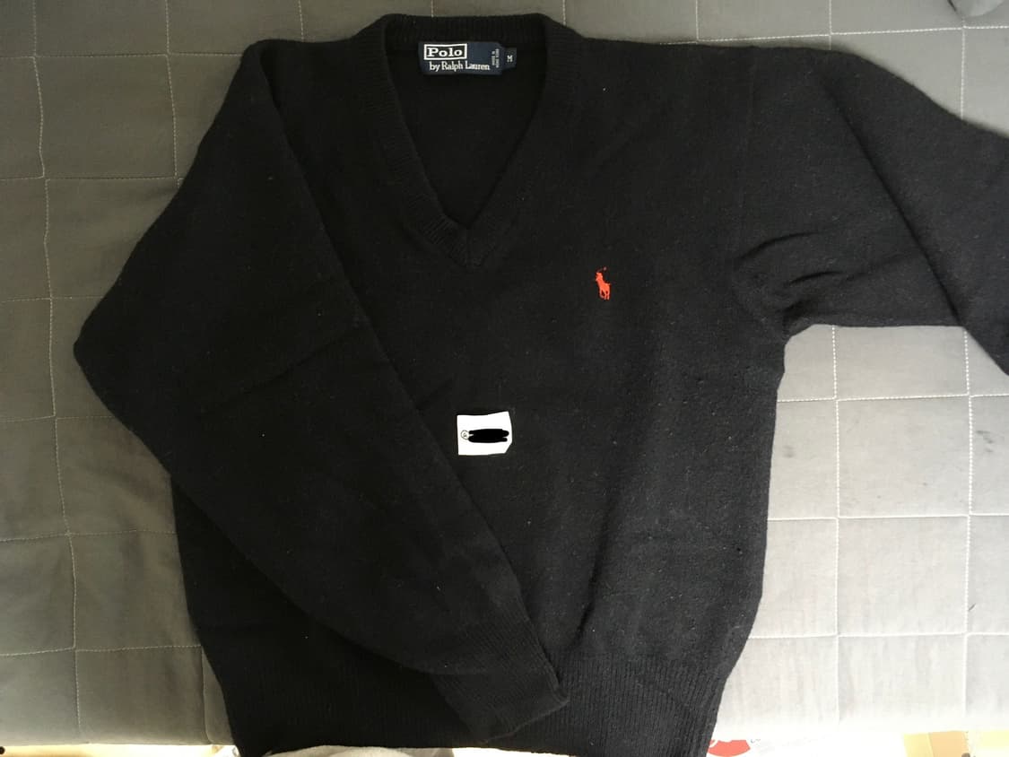 폴로 아방방 블랙 니트 상품이미지1