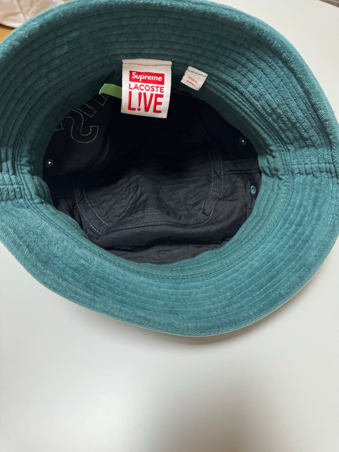슈프림 x 라코스테 그린 버킷햇 미친 가격에 판매합니다! 상품이미지5
