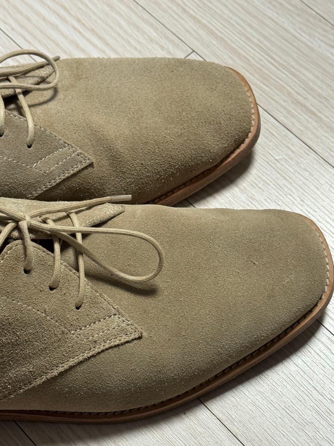 [42] 브라운야드 26ss 스웨이드 더비 슈즈 스톤 상품이미지4