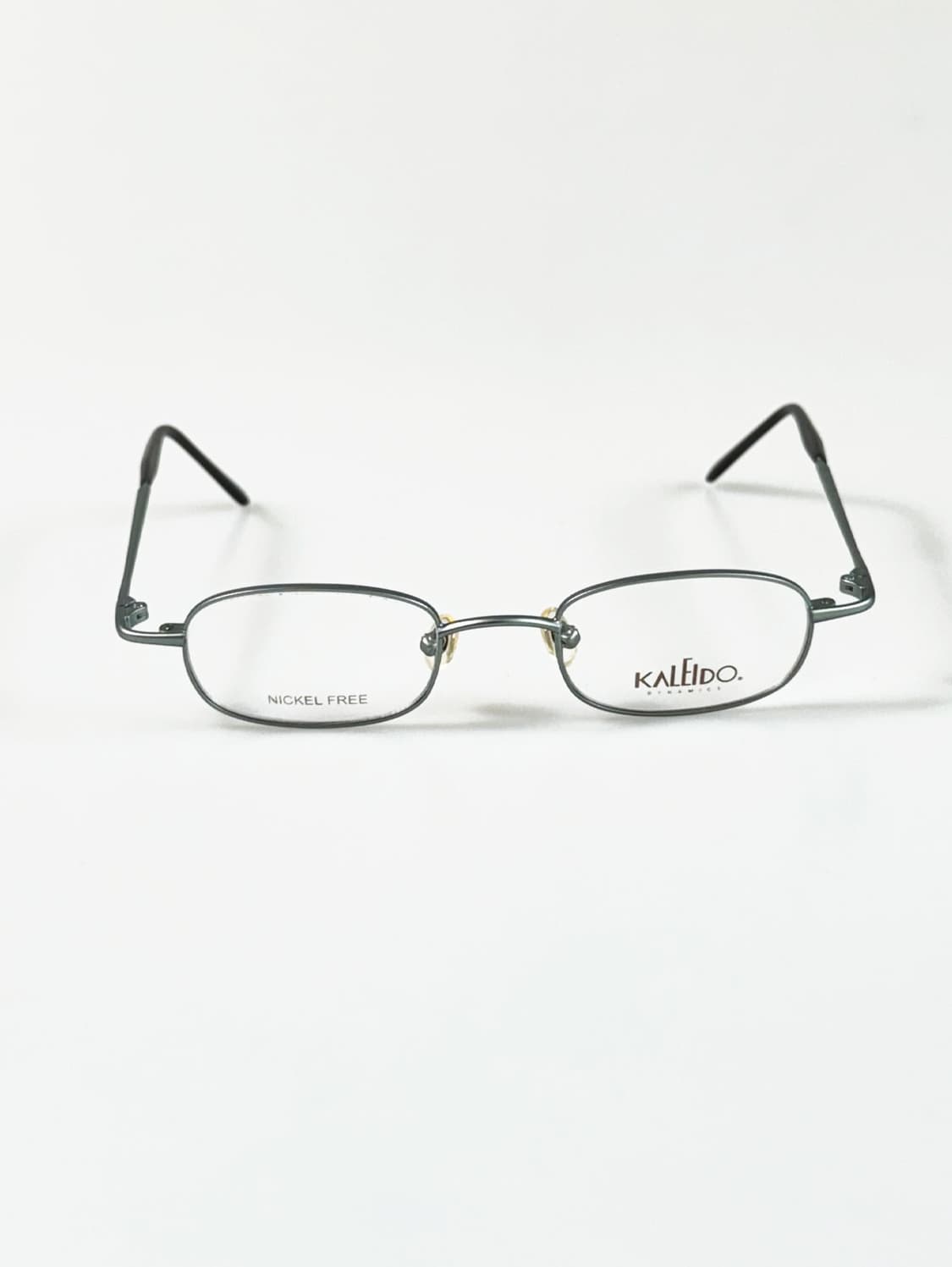 90s KALEIDO 슬림 오벌 메탈 프레임 빈티지 안경 상품이미지1