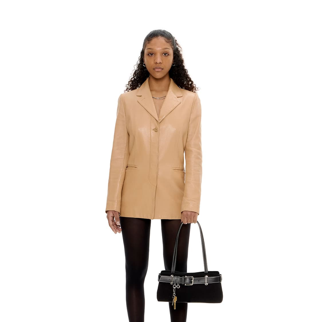 OSOI 오소이 숄더 버클 미니 캔버스백 가방 블랙 상품이미지7