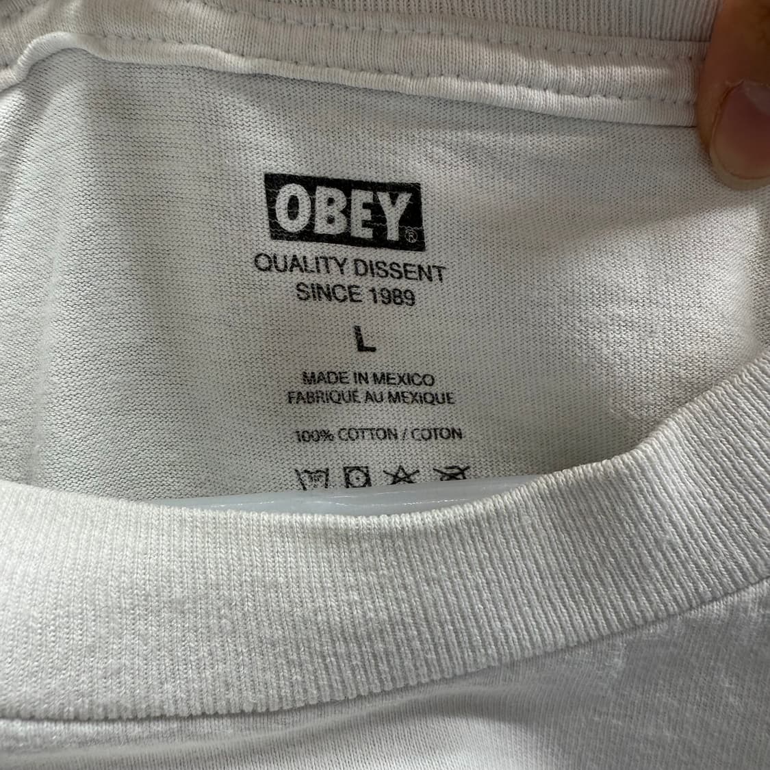 [L] 오베이 화이트 반팔티 상품이미지5