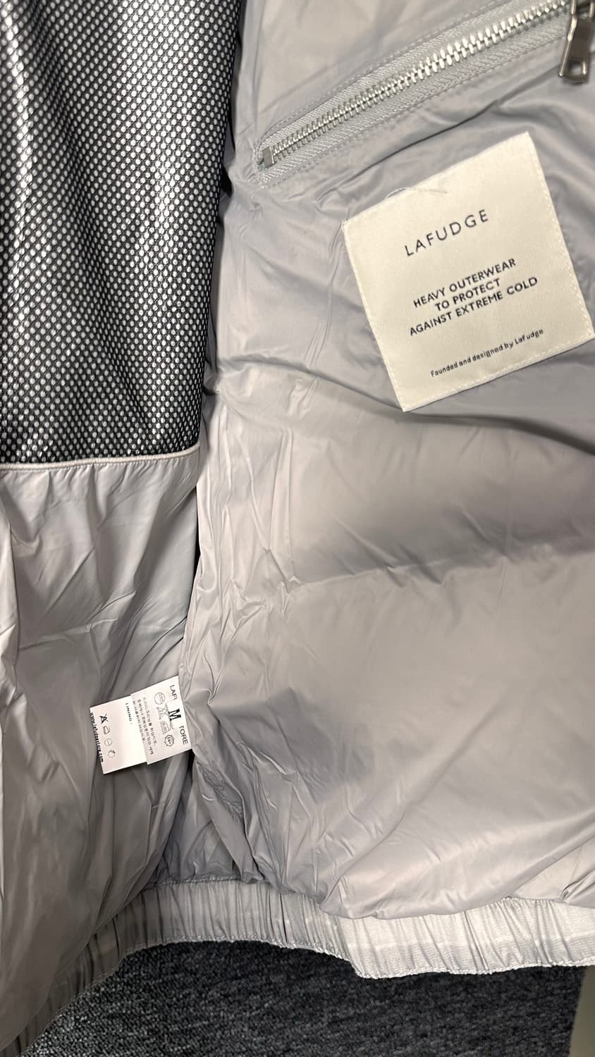 라퍼지스토어 덕다운 숏패딩 그레이 M 상품이미지4