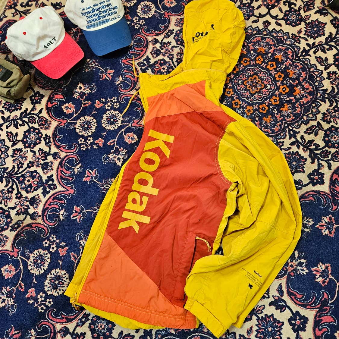 코닥(Kodak) 21FW 시그니처 빅로고 케이 바람막이 자켓 L 상품이미지1