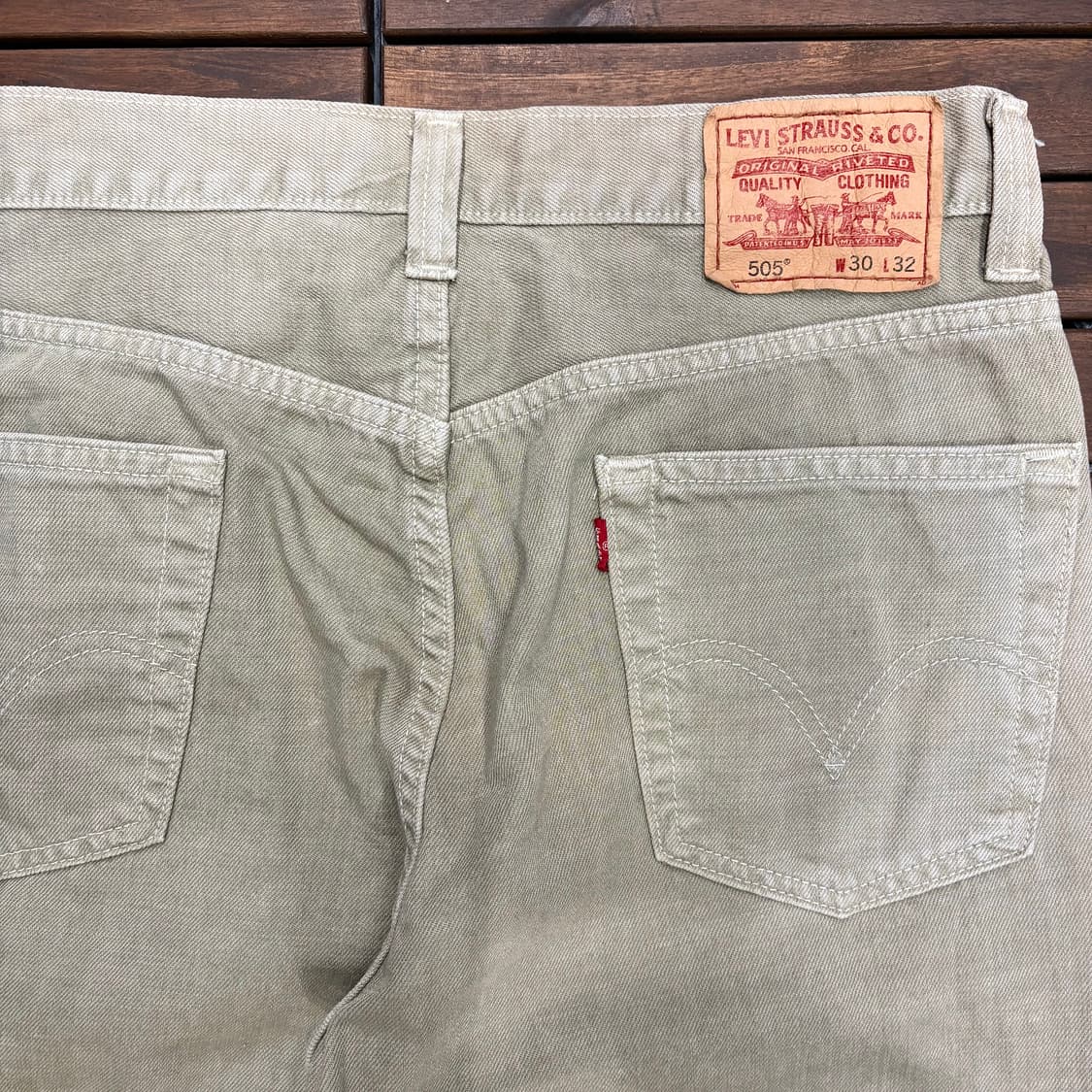 (32) 리바이스 505 레귤러 핏 데님 팬츠 상품이미지4