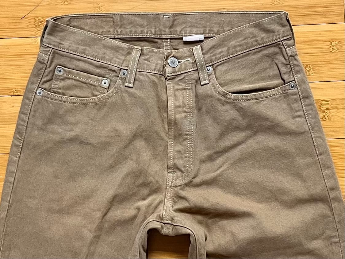 리바이스 501 베이지 데님팬츠 W32 L32 상품이미지3