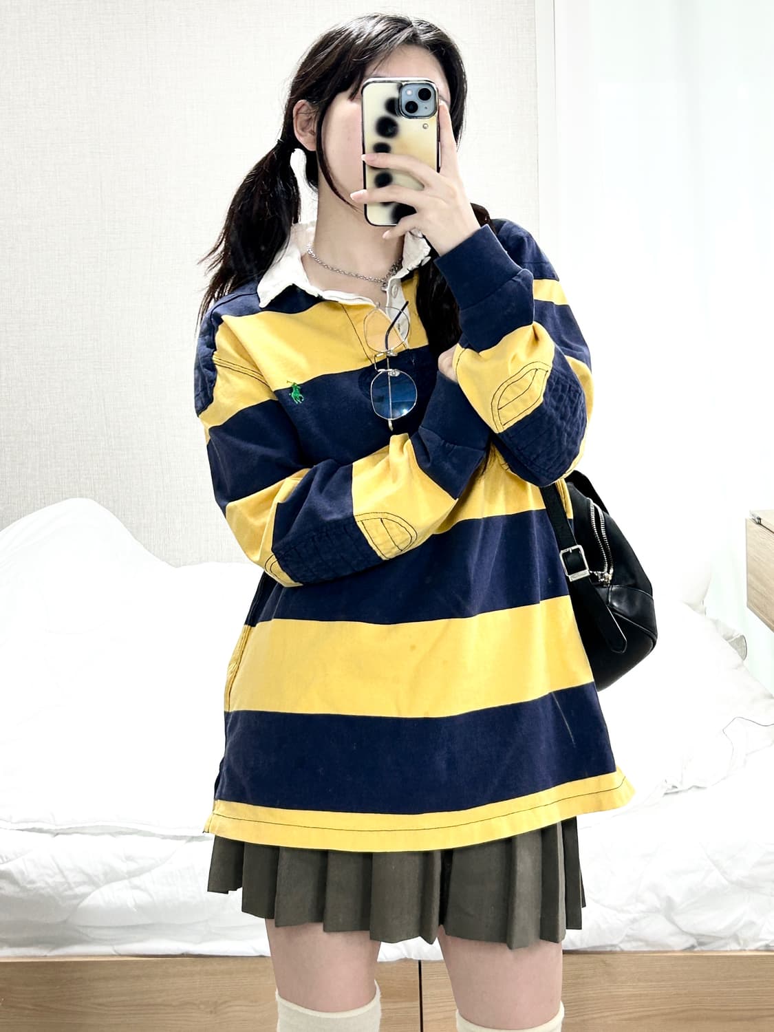 폴로 스몰로고 단가라 럭비티 상품이미지3