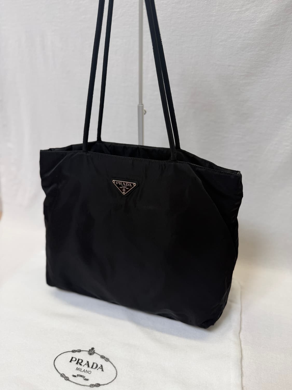 정품 프라다 포코노 나일론 블랙 토트백 숄더백 상품이미지2