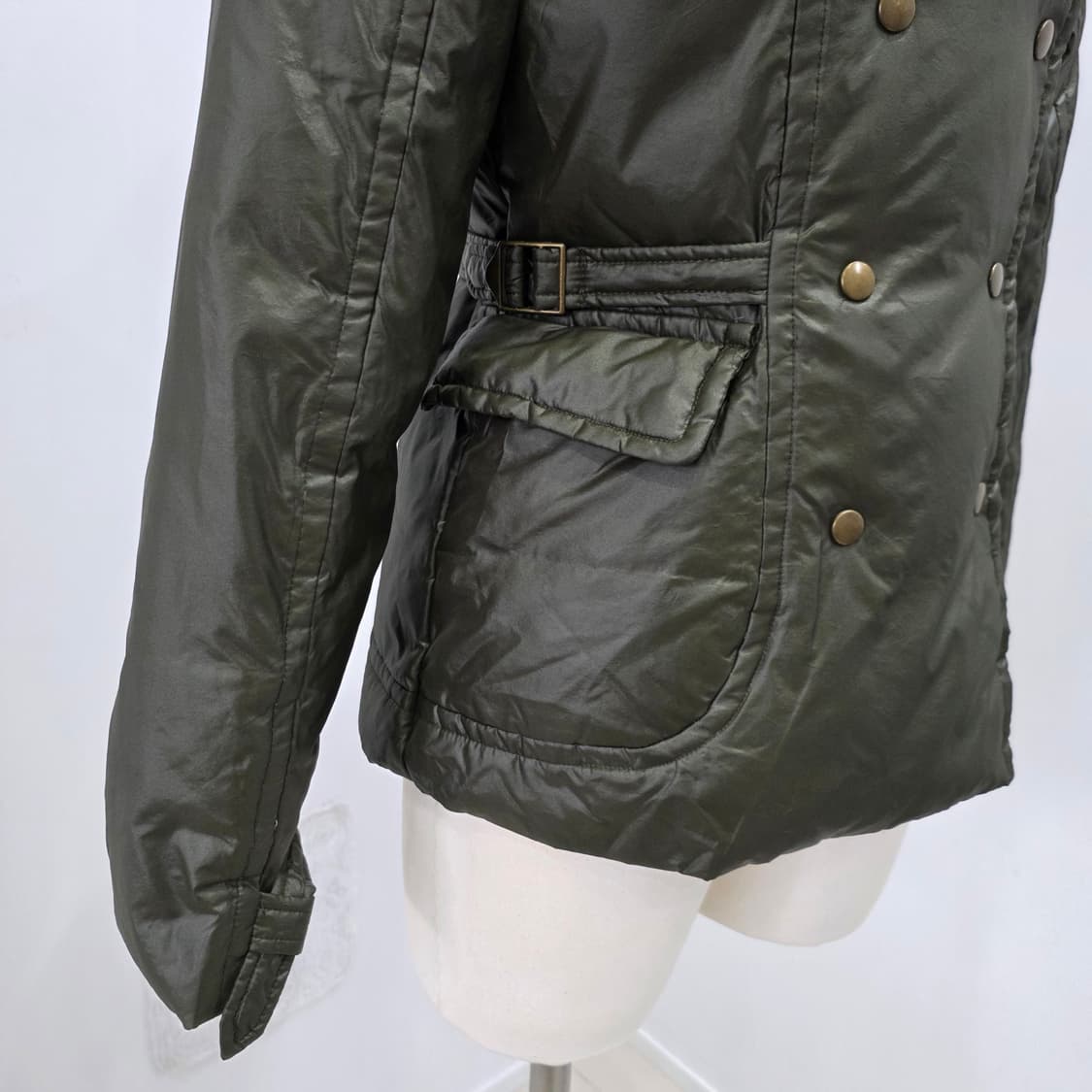 콤파니아 이탈리아니 카키 더블 버튼 패딩 상품이미지7