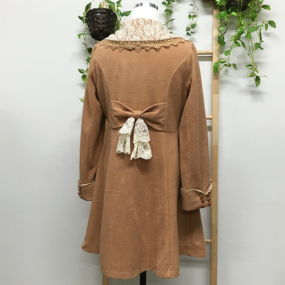 AXES FEMME 엑시즈팜/ 라떼갸루코트 레이스코트 갸루코트 리본코트 상품이미지5