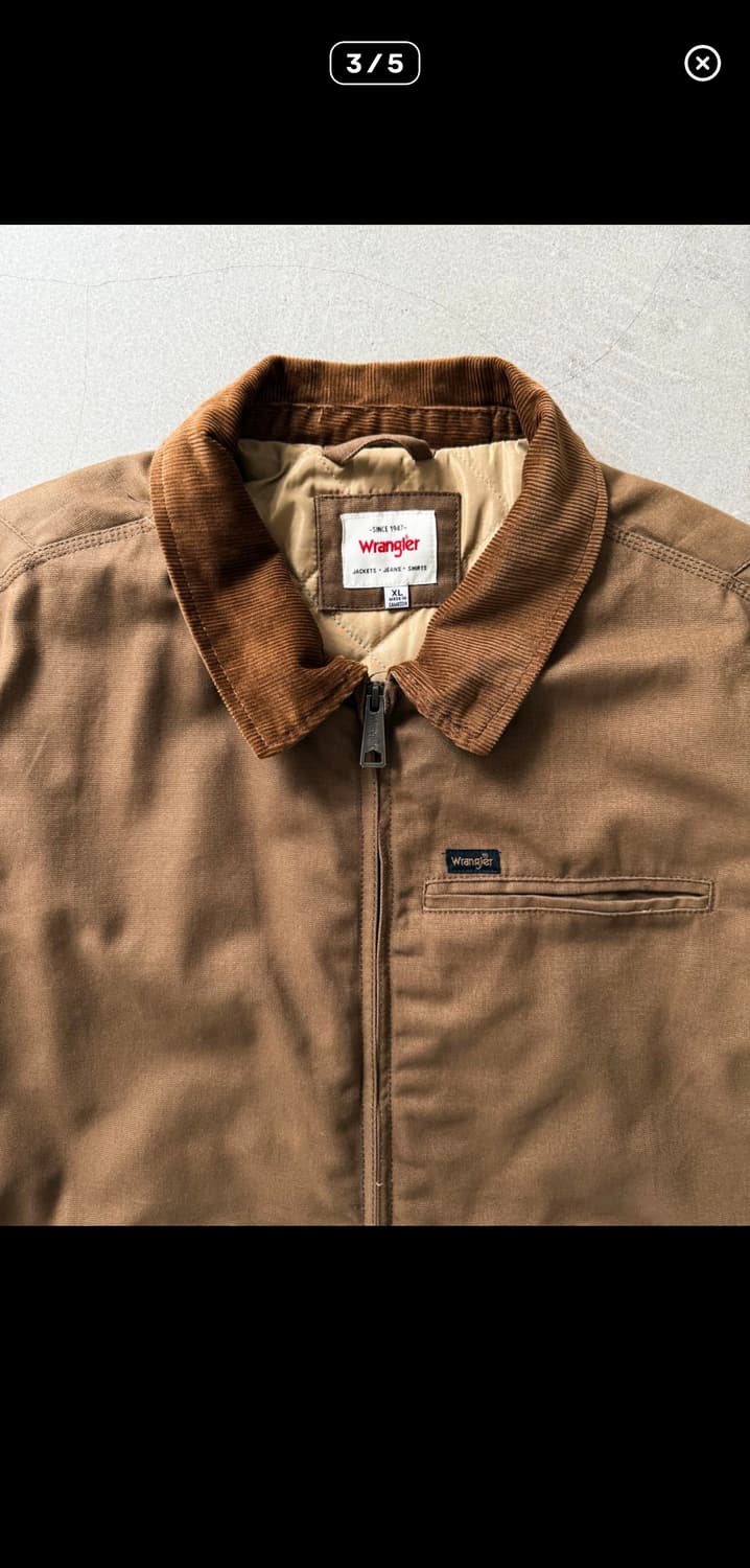 Wrangler Corduroy Collar Work Jacket 상품이미지4