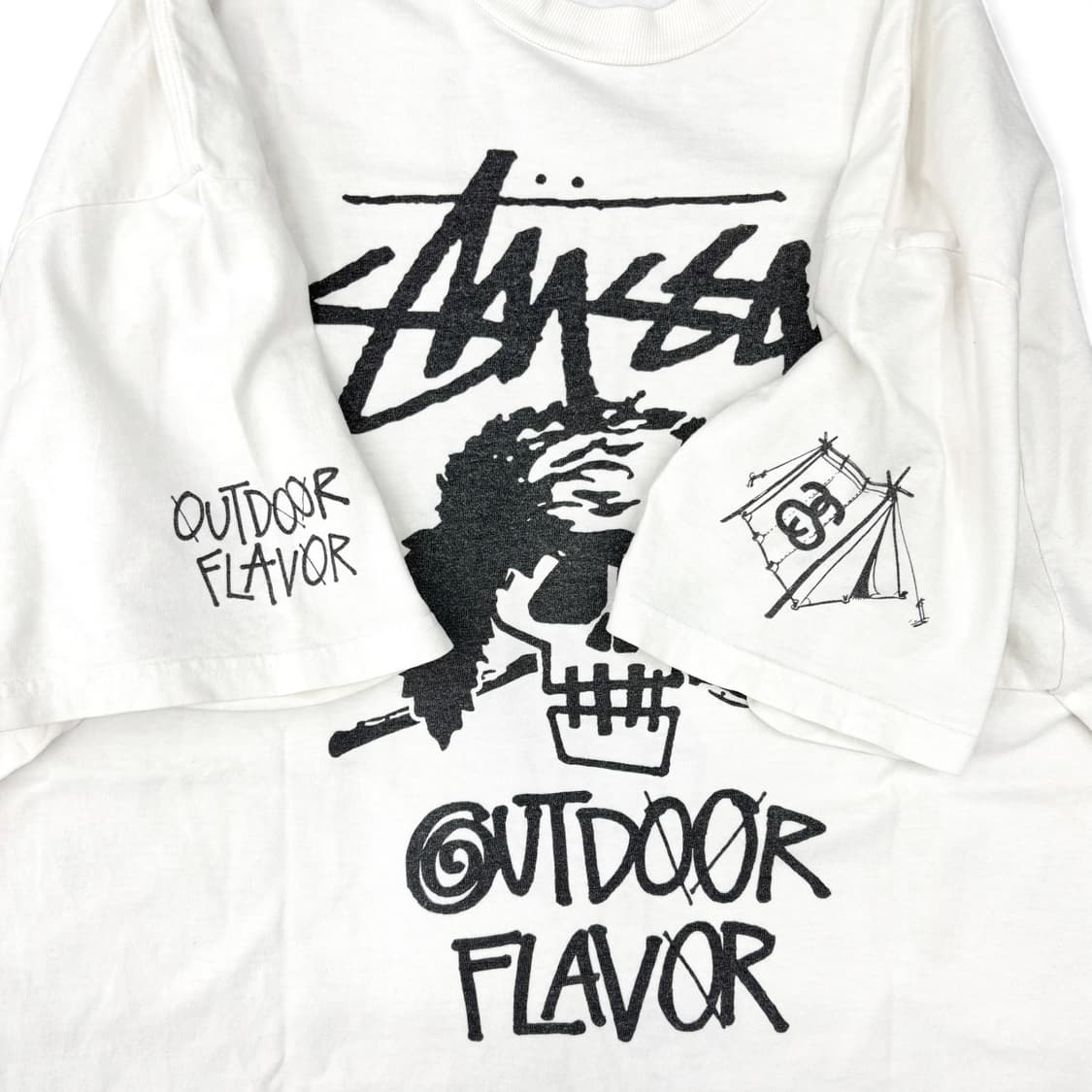 00's 스투시 Outdoor Flavor 티셔츠 상품이미지3