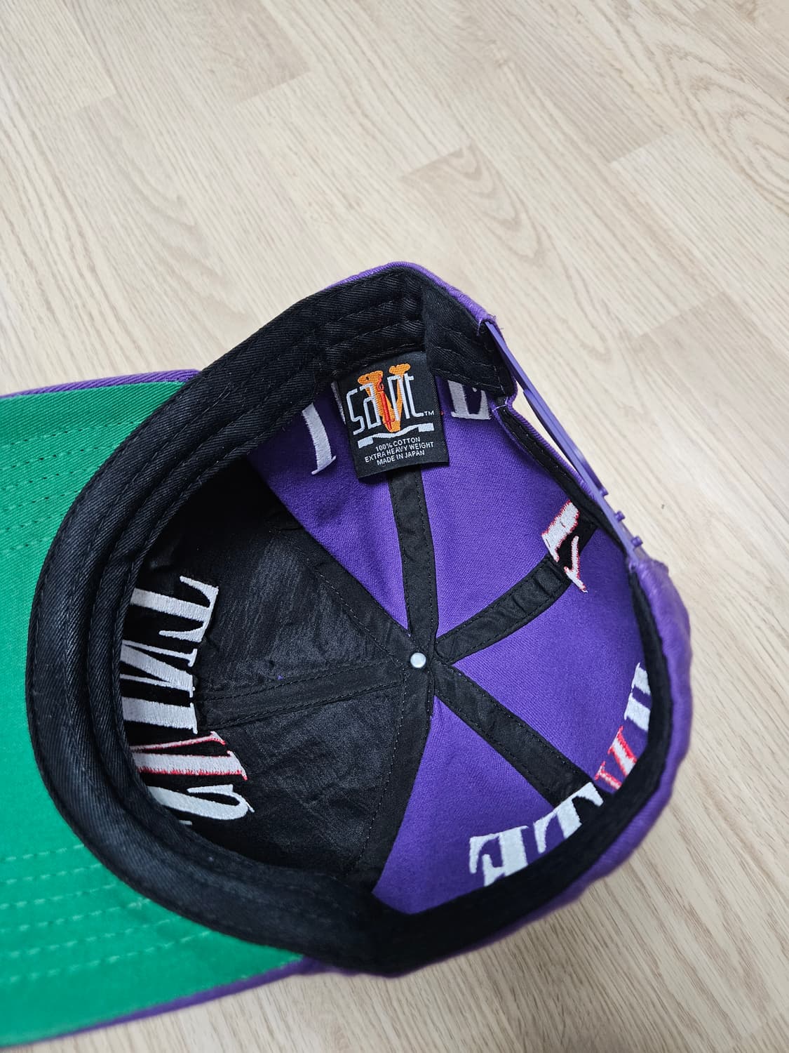 세인트미카엘 x 브이론 콜라보 볼캡 퍼플 상품이미지3