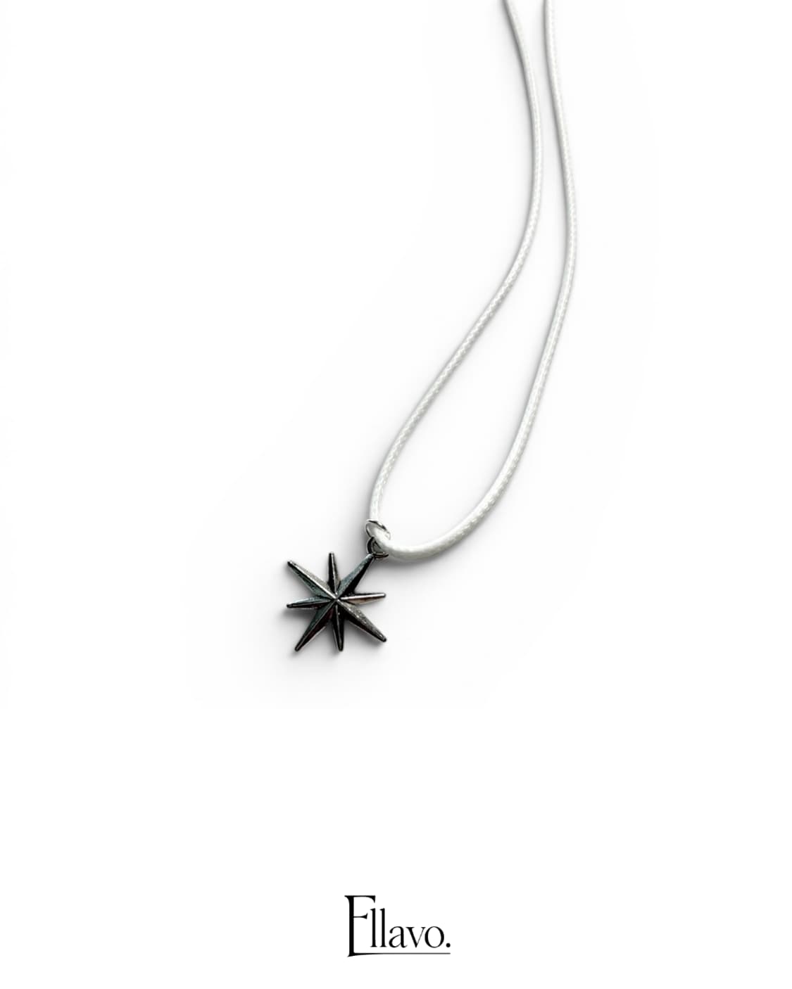 Ellavo Stella White Rope Necklace 상품이미지2