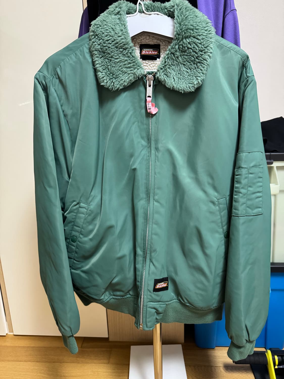 슈프림 x 디키즈 퍼칼라 봄버자켓 판매중! 상품이미지1