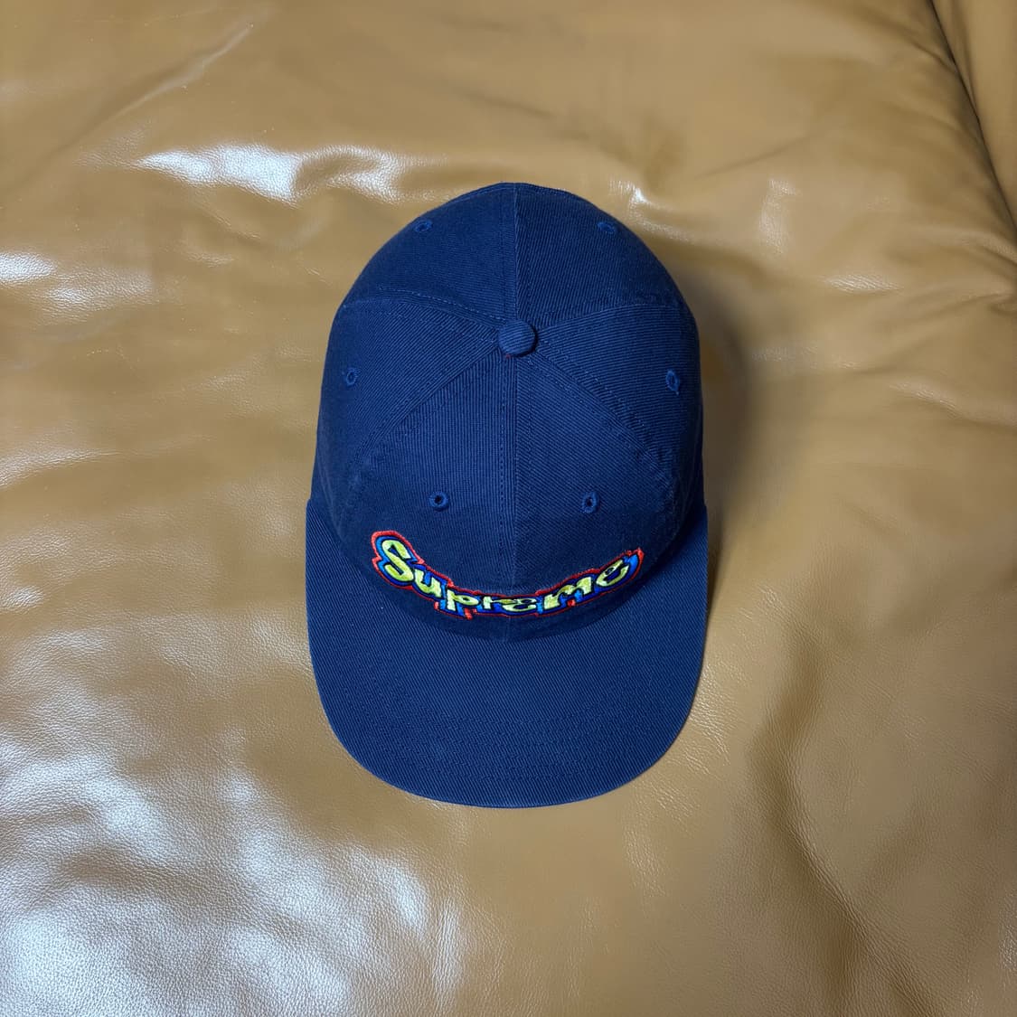 Supreme 슈프림 곤즈 워시드 네이비 6패널 볼캡 모자 (Navy) 상품이미지5