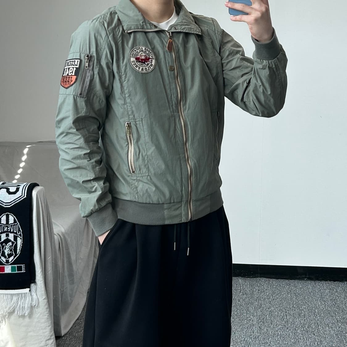 Jeep 카키 패치 로고 빈티지 자켓 상품이미지9