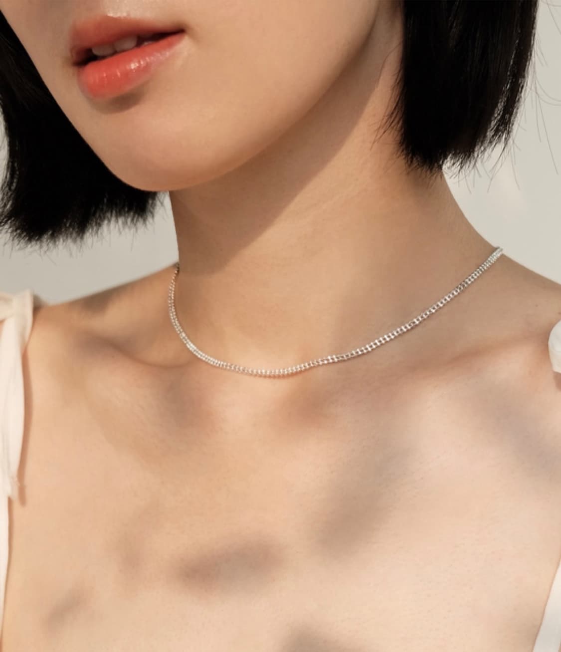 Two line ball necklace 상품이미지1