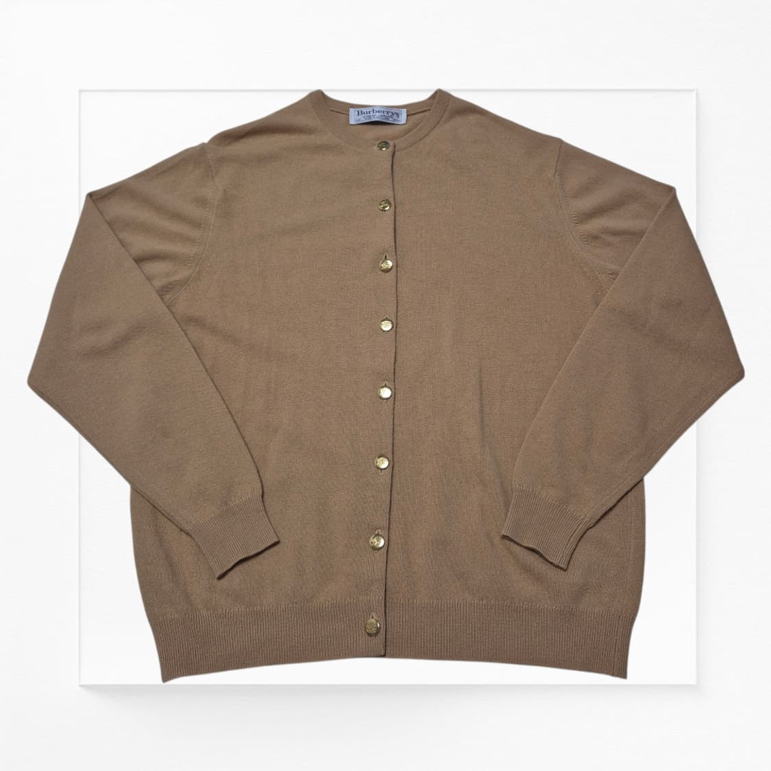 [올드명품🔥] 버버리 캐시미어 램스울 니트 가디건 상품이미지1