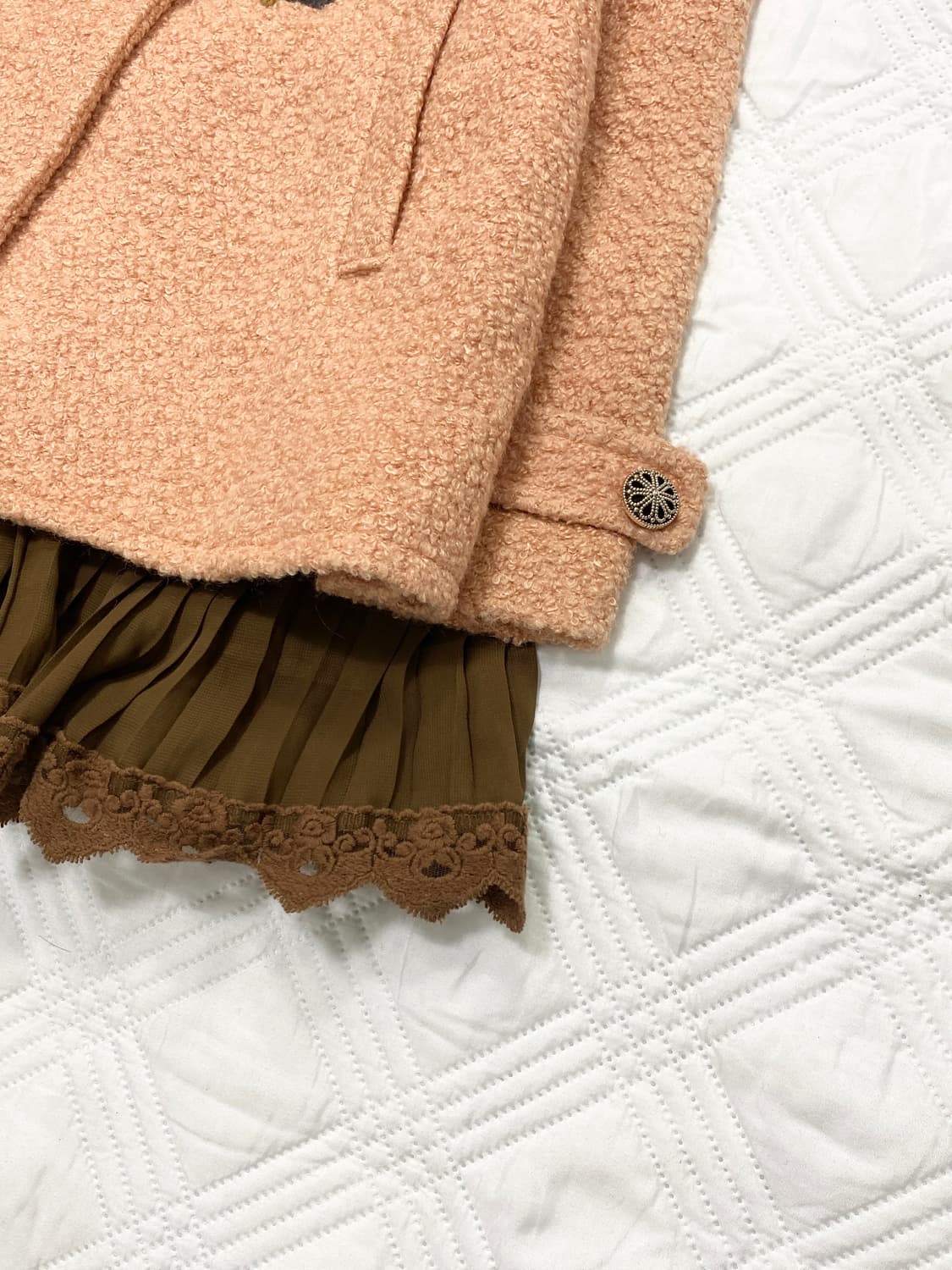 ꒰ঌ 세실맥비 쿠루미 딸기초코 버클 코트 ໒꒱ 상품이미지4