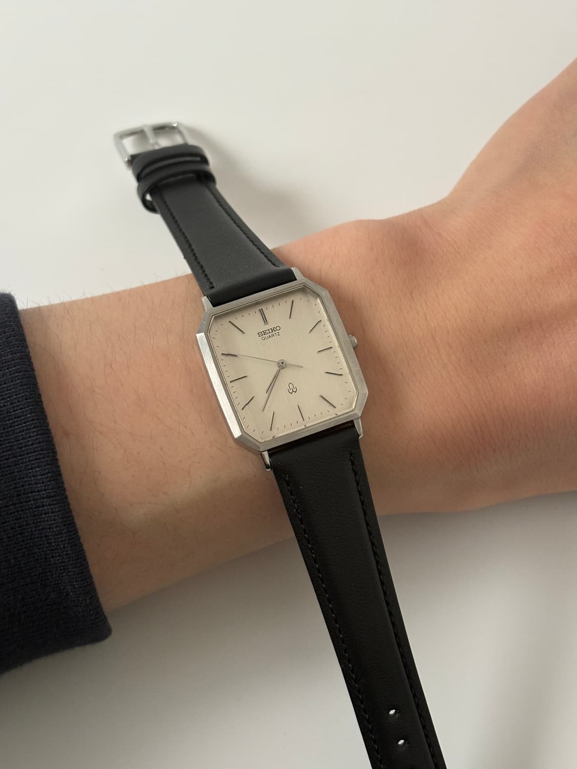 세이코 1980년대 Chariot 실버 탱크 쿼츠 남성 상품이미지9