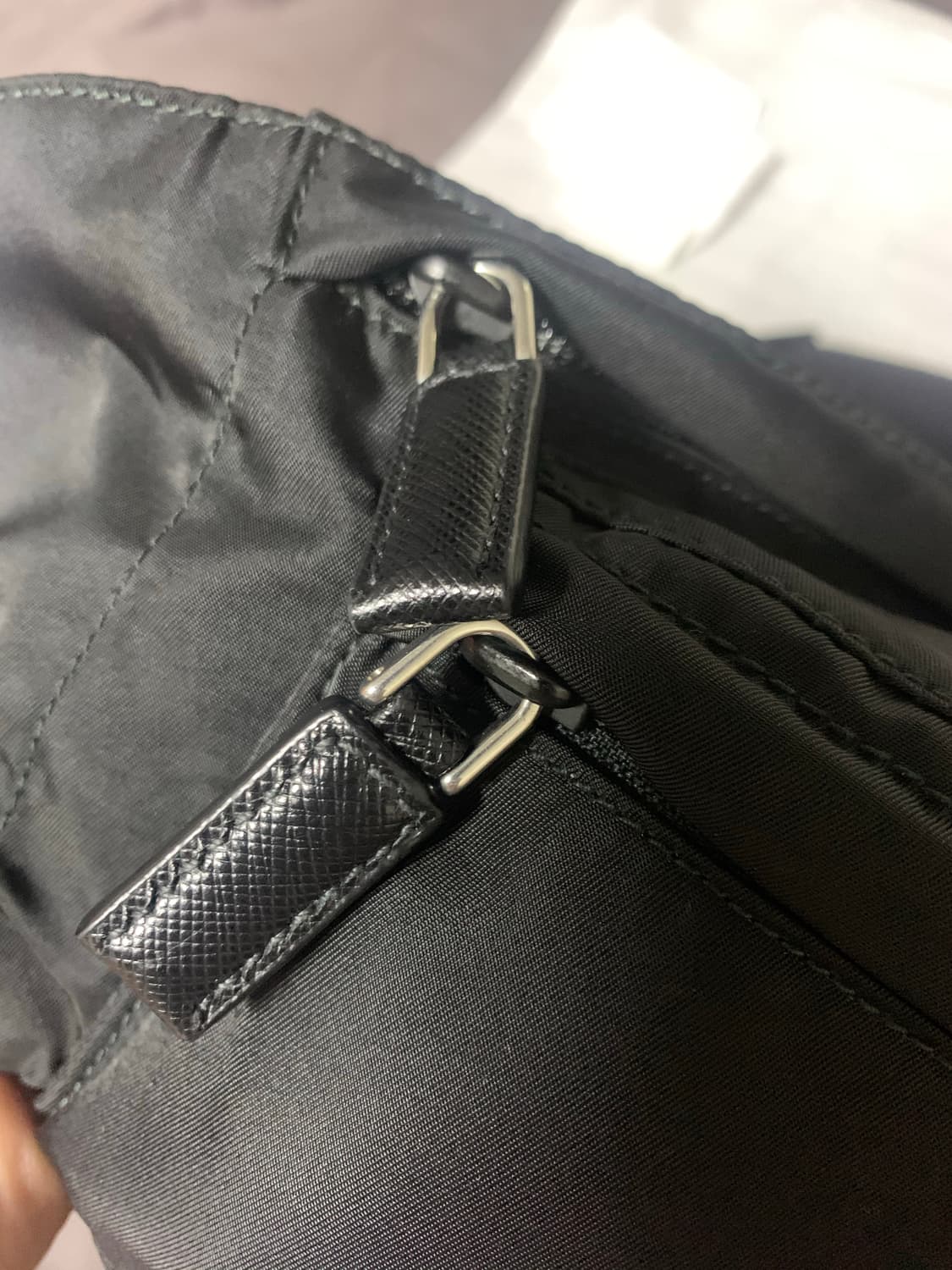 [PRADA] 2VL132 블랙 범백, 힙색, 벨트백 상품이미지4