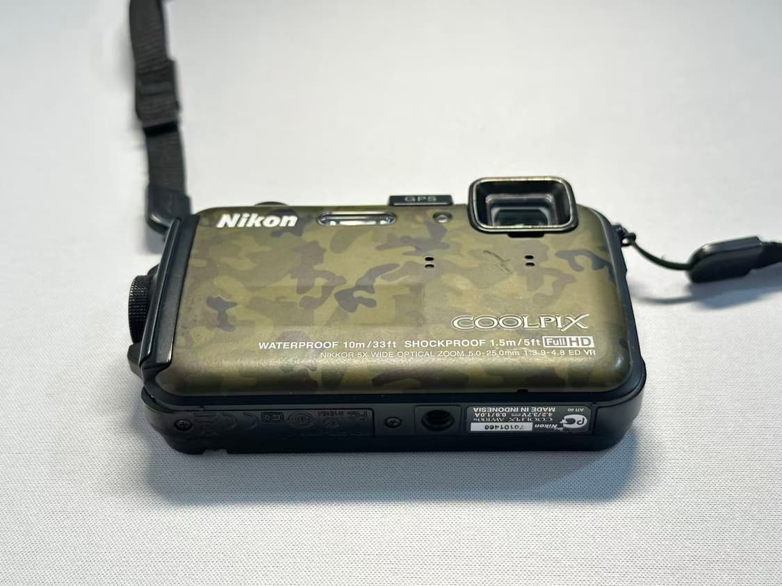 (A급)니콘 쿨픽스 aw100 카모 디카가 상품이미지2