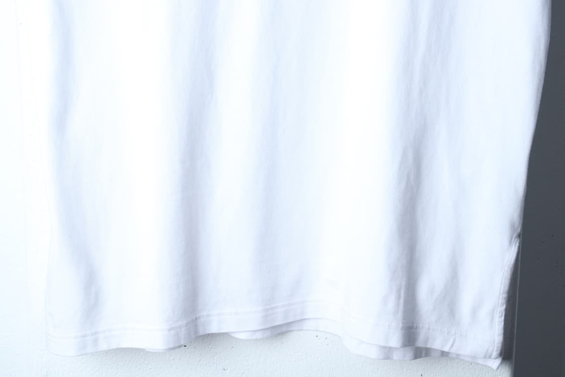 W(L-XL) 무신사 스탠다드 반팔 티셔츠 화이트 무지 롱-H31385 상품이미지4