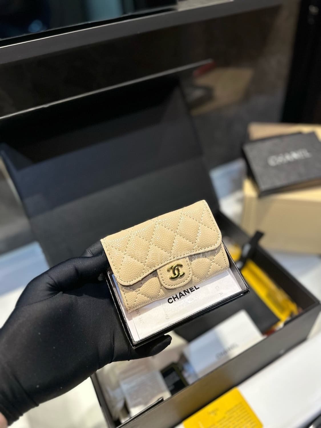 샤넬뷰티 동전지갑 베이지 풀박스 상품이미지2
